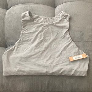 SKIMS Fits Everybody High Neck Bra grey NWT